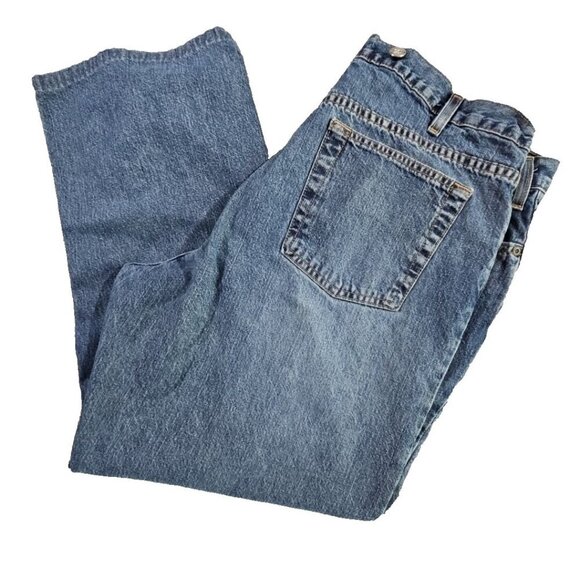 Urban Pipeline Jeans Men's W36xL30 Y2K Wide Leg Suspender Buttons Workwear - Picture 4 of 16